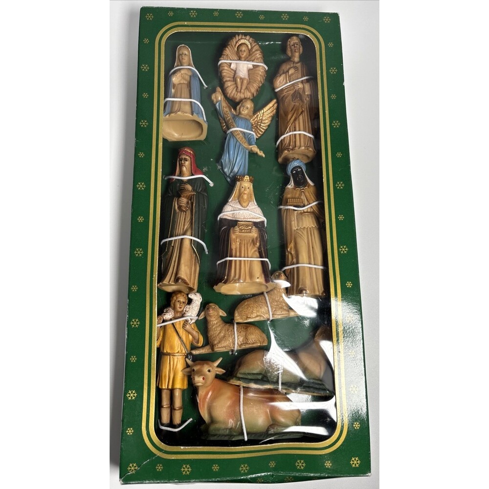Christmas Nativity Set 12-Piece HJ Sherman Co Jesus, Mary, Joseph, 3 Kings + New